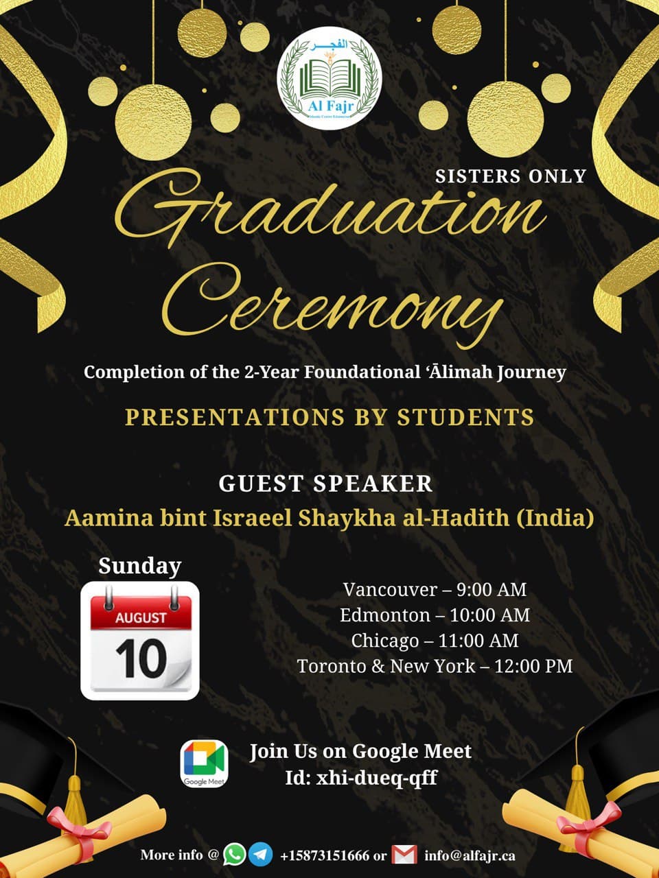 2-Year Graduation Ceremony