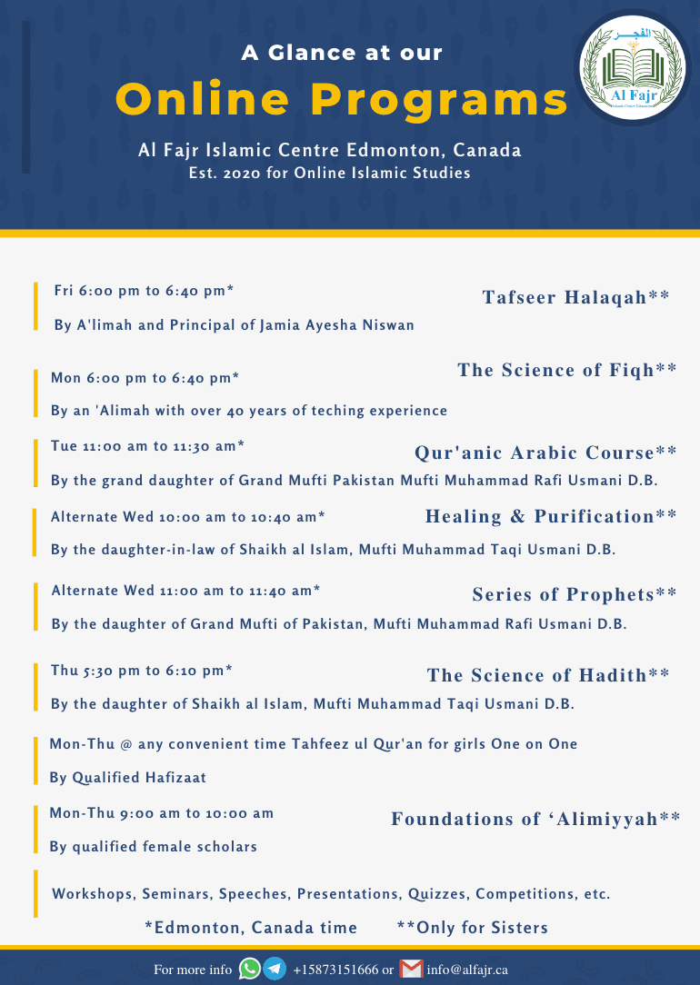 A Glance at Our Programs